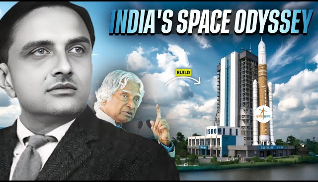 yt_thumbnail_WjZ9Y8wvKI8_sddefault (1) ISRO rocket on bicycle, Chandrayaan-3 lunar landing, Mangalyaan in Mars orbit, Vikram Sarabhai portrait.